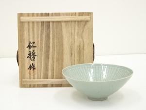 黄仁哲造　高麗青磁茶碗（共箱）